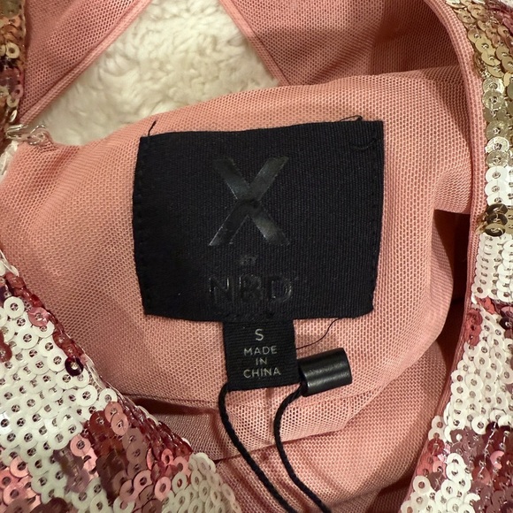 Revolve party, cocktail Pink and Black mini Dress - Picture 6 of 6